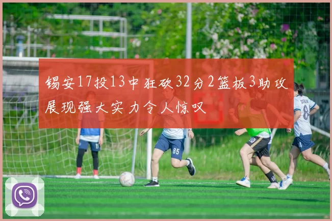 锡安17投13中狂砍32分2篮板3助攻展现强大实力令人惊叹